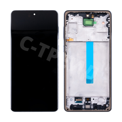 Дисплей для Samsung Galaxy A73 5G (A736B) модуль с рамкой Черный - OLED (Full Size)