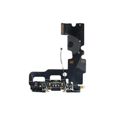 Шлейф для iPhone 7 на системный разъем/микрофон Белый