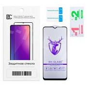 Защитное стекло "Премиум" для Samsung Galaxy A03 Core (A032F) Черный