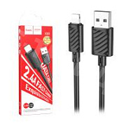 Кабель USB - Lightning Hoco X88 (2.4А) Черный