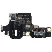 Шлейф для Huawei Honor 10 (COL-L29) плата на системный разъем/разъем гарнитуры/микрофон