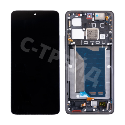 Дисплей для Xiaomi Poco F7 Ultra (24122RKC7G) модуль с рамкой Черный - OR (SP)