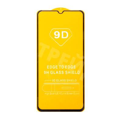 Защитное стекло "Полное покрытие" для Vivo Y03/Y18 Черный