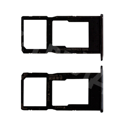 Держатель SIM для Huawei Honor 10 Lite (HRY-LX1) Черный