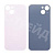 Задняя крышка для iPhone 13 (A2635) Розовый (стекло, монолит, широкий вырез под камеру, логотип) - Премиум