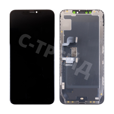 Дисплей для iPhone Xs Max (A1921/A2101) в сборе с тачскрином Черный - DD (Hard OLED, Full HD)