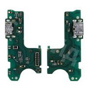 Шлейф для Asus ZenFone Max M2 (ZB633KL) плата на системный разъем/микрофон