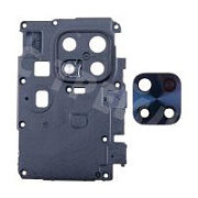 Стекло камеры для Xiaomi Redmi 10C (220333QNY) в сборе с рамкой Черный