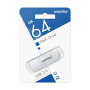 USB-флеш (USB 2.0) 64GB Smartbuy Scout Белый