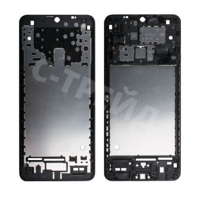 Рамка дисплея для Samsung Galaxy A12/A12 Nacho (A125F/127F) Черный (возможен дефект ЛКП)