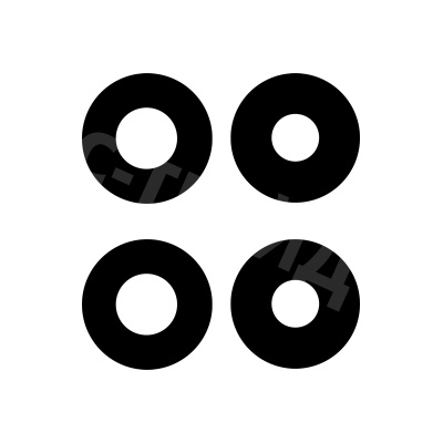 Стекло камеры для Xiaomi Redmi Note 14 Pro 5G (24090RA29G) (комплект 4 шт.) Черный