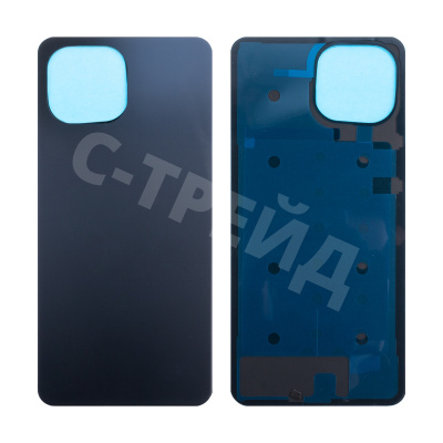 Задняя крышка для Xiaomi Mi 11 Lite 4G/5G/11 Lite 5G NE (M2101K9AG/M2101K9G/2109119DG) Черный - Премиум