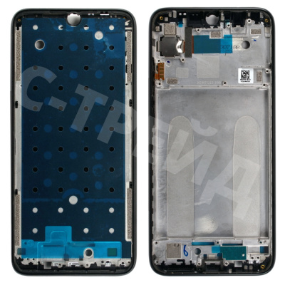 Рамка дисплея для Xiaomi Redmi Note 7/7 Pro (M1901F7H/M1901F7G) Черный (возможен дефект ЛКП)