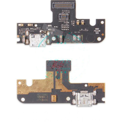 Шлейф для Xiaomi Redmi Note 5A/5A Prime (MDG6/MDG6S) плата системный разъем/микрофон