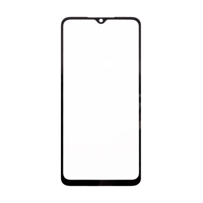 Стекло для переклейки Xiaomi Redmi 10C/Poco C40 (220333QNY/220333QPG) с OCA пленкой Черный - (Feaglet)