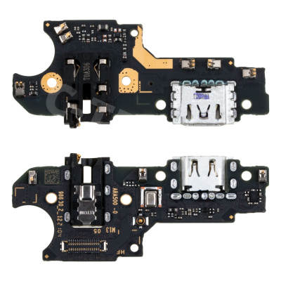 Шлейф для Realme C21Y/C25Y (RMX3263/RMX3262/RMX3261/RMX3269/RMX3265/RMX3268) плата на системный разъем/разъем гарнитуры/микрофон