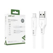 Кабель USB - Lightning Acefast C3-02 (2.4A, MFI, 1.2 м) Белый