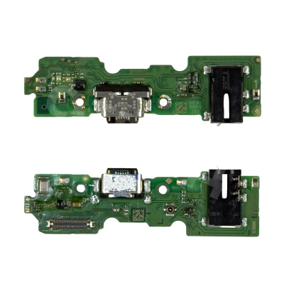 Шлейф для Vivo Y04/Y04s (V2430/V2531) плата на системный разъем/разъем гарнитуры/микрофон - Премиум