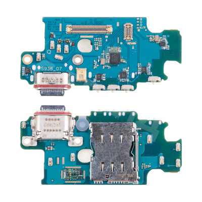 Шлейф для Samsung Galaxy S25+ (S936B) плата на системный разъем/разъем SIM/микрофон - Премиум