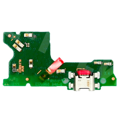 Шлейф для Huawei Y7 2019 (DUB-LX1) плата на системный разъем/микрофон