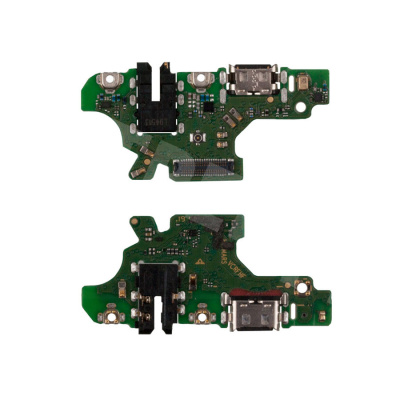 Шлейф для Huawei P30 Lite/Honor 20 Lite/20S (MAR-LX1M/MAR- LX1H/MAR- LX1M/MAR-LX1H) плата системный разъем/разъем гарнитуры - Премиум