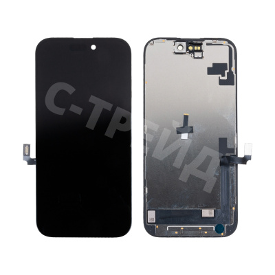 Дисплей для iPhone 16 (A3287) в сборе с тачскрином Черный - (In-Cell) Стандарт