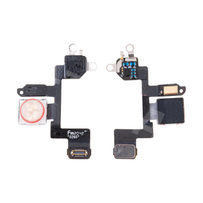 Шлейф для iPhone 12 mini (A2399) на вспышку/микрофон - Премиум
