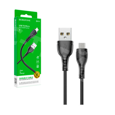 Кабель USB - MicroUSB Borofone BX51 (2.4A) Черный