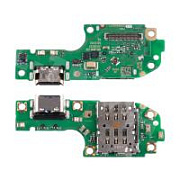 Шлейф для Huawei Nova 12i (CTR-L81) плата системный разъем/разъем SIM/микрофон - Премиум