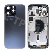 Корпус для iPhone 15 Pro Max (A3106) (1 Sim) Синий - Премиум