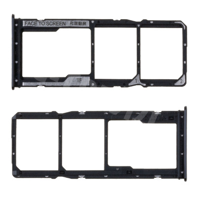 Держатель SIM для Xiaomi Redmi Note 10S (M2101K7BNY) Черный