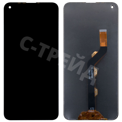 Дисплей для Tecno Camon 15 Air (CD6) в сборе с тачскрином Черный - Оптима
