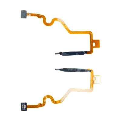 Шлейф для Tecno Spark 20 (KJ5/KJ5n) сканер отпечатка пальцев Черный