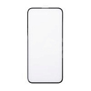 Защитное стекло "Премиум" для iPhone 15 Pro Max Черный (Закалённое+, полное покрытие)