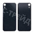 Задняя крышка для iPhone Xr (A2105) Черный (стекло, монолит, широкий вырез под камеру, логотип) - Премиум