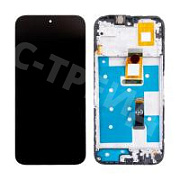 Дисплей для Huawei Honor X6c (NIC-LX1/NIC-LX2/NIC-LX3) модуль с рамкой Черный - OR