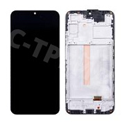 Дисплей для Samsung Galaxy A25 5G (A256E) модуль с рамкой Черный - (OLED) (Full Size)