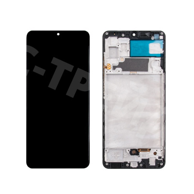 Дисплей для Samsung Galaxy A32 4G (A325F) модуль с рамкой Черный - (OLED)