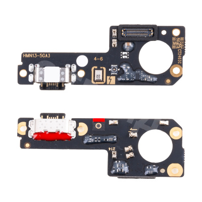 Шлейф для Xiaomi Redmi Note 13 5G (2312DRAABG/2312DRAABI) плата системный разъем/микрофон