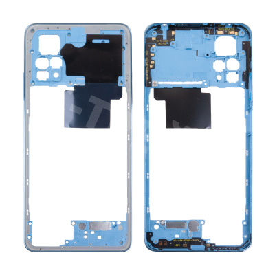 Средняя часть для Xiaomi Redmi Note 12 Pro 4G (2209116AG) Голубой