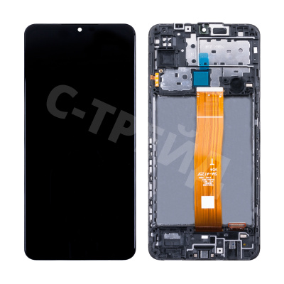 Дисплей для Samsung Galaxy M12 (M127F) модуль c рамкой Черный - OR Ref. (SP)