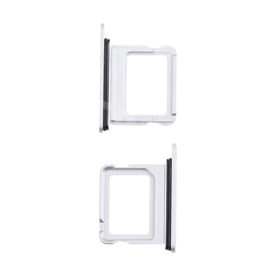 Держатель SIM для iPhone 16/16 Plus (1 Sim) (A3287/A3286/A3290/A3289) Белый