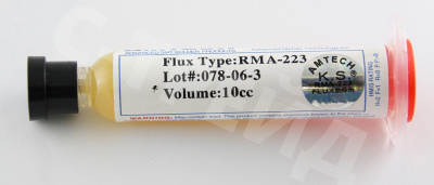 Флюс Amtech RMA-223 (Китай, 10 мл, среднеактивный, безотмывочный)