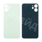 Задняя крышка для iPhone 12 mini (A2399) Зеленый (стекло, широкий вырез под камеру, логотип)