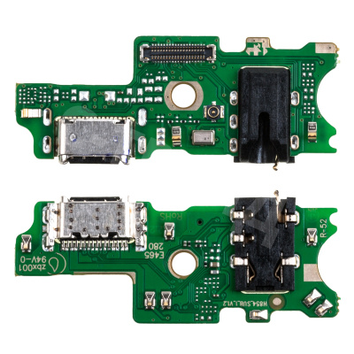 Шлейф для Infinix Note 10 Pro (X695C) плата на системный разъем/разъем гарнитуры/микрофон