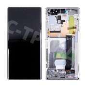 Дисплей для Samsung Galaxy Note 20 Ultra (N985F/N986F) модуль с рамкой Белый - OR (SP)