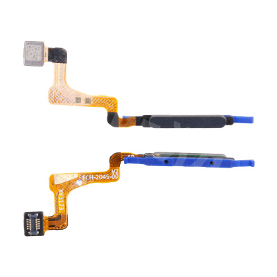 Шлейф для Huawei Nova Y72/Y70/Y70 Plus (MGA-LX3/MGA-LX9N) сканер отпечатка пальцев Черный