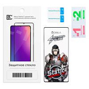 Защитное стекло "Премиум" для Tecno Pova 6 4G Черный