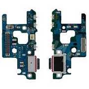 Шлейф для Samsung Galaxy Note 10+ (N975F) плата системный разъем/микрофон