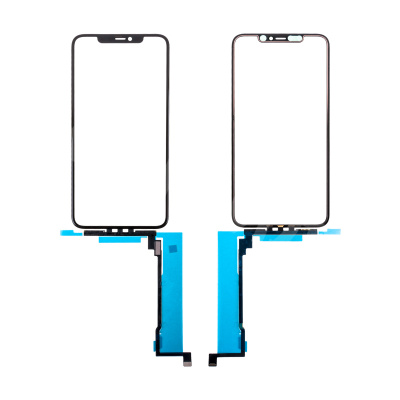 Стекло для переклейки iPhone 11 Pro Max (A2218) с OCA пленкой + тачскрин Черный